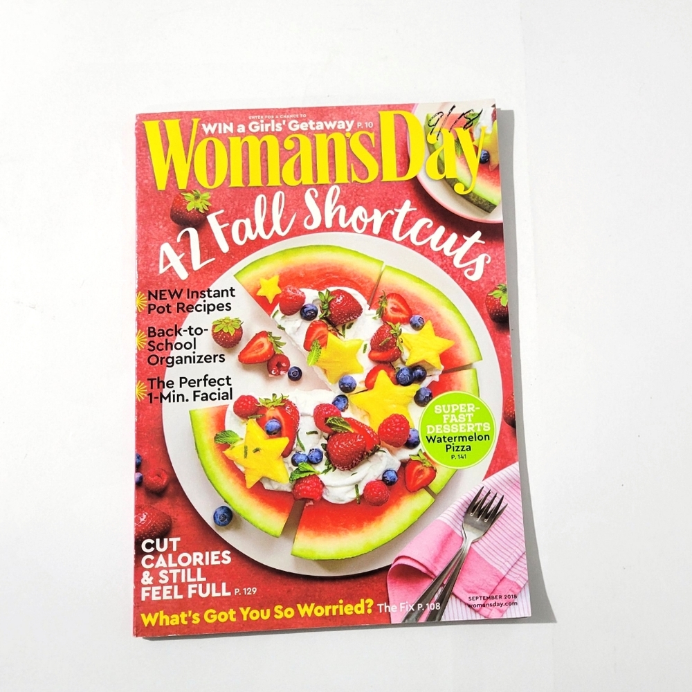 Woman's Day Magazine New September 2018 42 Fall Shortcuts
